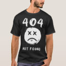Search for not found tshirts Error 404