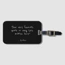 Search for quotes luggage tags For him