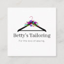 Search for clothing alterations business cards Dry cleaning