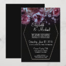Search for purple black silver wedding invitations Elegant