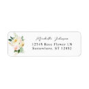 Search for yellow floral return address labels Rustic