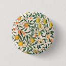 Search for orange flowers badges William morris