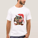 Search for christmas owl tshirts Cartoon
