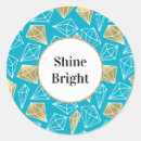 Search for blue diamond stickers Girly