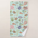 Search for fish bath towels Coral