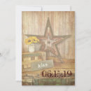 Search for western star wedding invitations Wood
