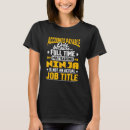 Search for accountant womens tshirts Accounts
