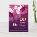 Search for 45 year anniversary cards Forty fifth anniversary