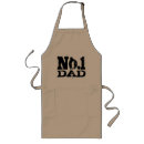 Search for number 1 dad aprons Birthday