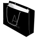 Search for men gift bags Black and white