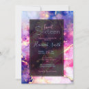 Search for abstract sweet 16 invitations Pink