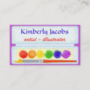 Search for paint palette business cards Brushes
