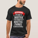 Search for name martha tshirts First