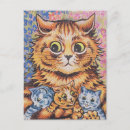 Search for cat art louis wain postcards Retro