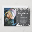 Search for chalkboard christening invitations Cross
