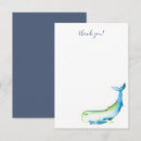 Search for whale thank you cards Navy blue