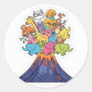 Search for cute volcano stickers Kawaii