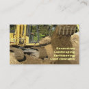 Search for backhoe business cards Digging
