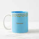 Search for blue text mugs Turquoise