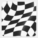 Search for chequered flag stickers Black and white