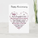 Search for traditional anniversary cards Wife