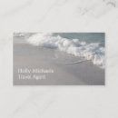 Search for travel agent business cards Beach