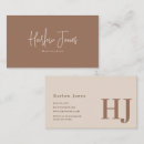 Search for neutral business cards Boho