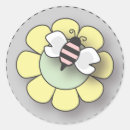Search for pink bee baby shower stickers Girl