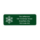 Search for winter season return address labels Green