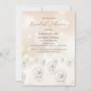 Search for glamour bridal shower invitations White