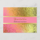 Search for all purpose postcards Gold