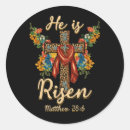 Search for jesus is risen stickers Floral
