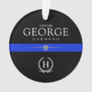 Search for thin blue line christmas tree decorations Policeman