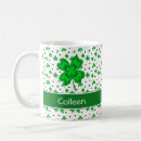 Search for cute irish mugs Four leaf clover