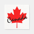 Search for canadian napkins Maple leaf