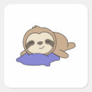 Search for funny sloth stickers Lazy