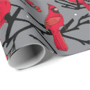 Search for red cardinal wrapping paper Forest