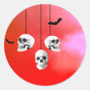 Search for red skull stickers Vintage