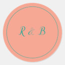 Search for colour monogram stickers Classy