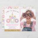 Search for unicorn doughnut invitations Whimsical