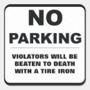 Search for parking stickers Warning