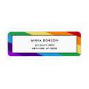 Search for gay pride flag return address labels Stripes