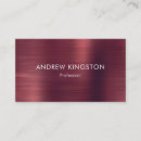 Search for brushed metal business cards Professional