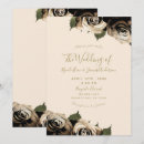 Search for ivory and gold wedding invitations Cream