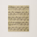 Search for vintage music sheets puzzles Musical
