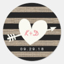 Search for heart on burlap stickers Vintage