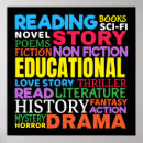 Search for love reading posters Book lover