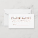 Search for simple diaper raffle baby shower invitations Terracotta