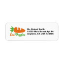 Search for veggies return address labels Vegetarian