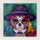 Search for sugar skull puzzles Colorful